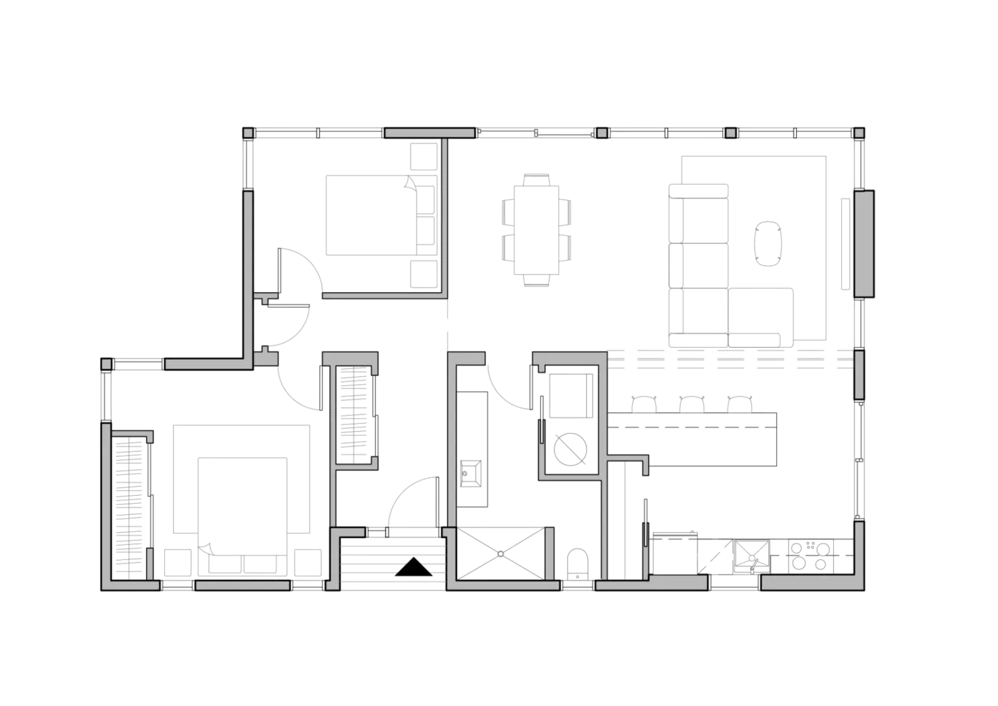 Modele micro liv rdc plan